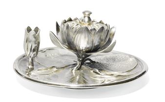 Royal Presentation Water Lilly Inkwell - Edward Barnard
