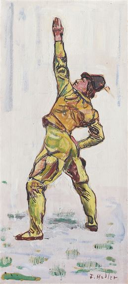 Einmütigkeit, Schwörender/1913 by Ferdinand Hodler, 1912-1913