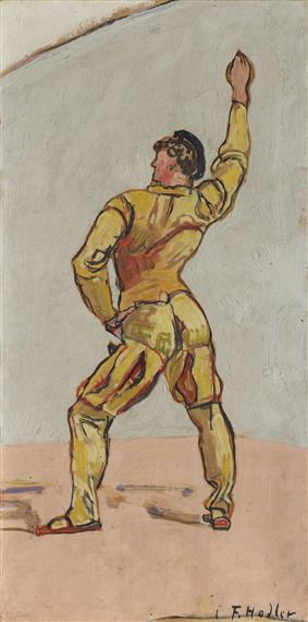 Einmütigkeit, Schwörender by Ferdinand Hodler, 1913