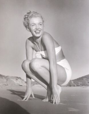 Marilyn Monroe Tobey Beach by Andre de Dienes, 1949