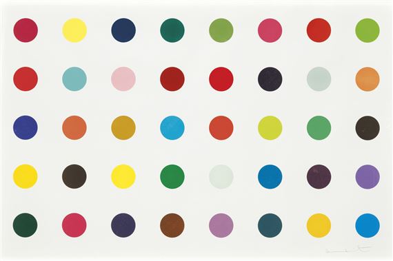 Methyl Phenylsulfoxide, from: 12 Woodcut Spots by Damien Hirst, 2010