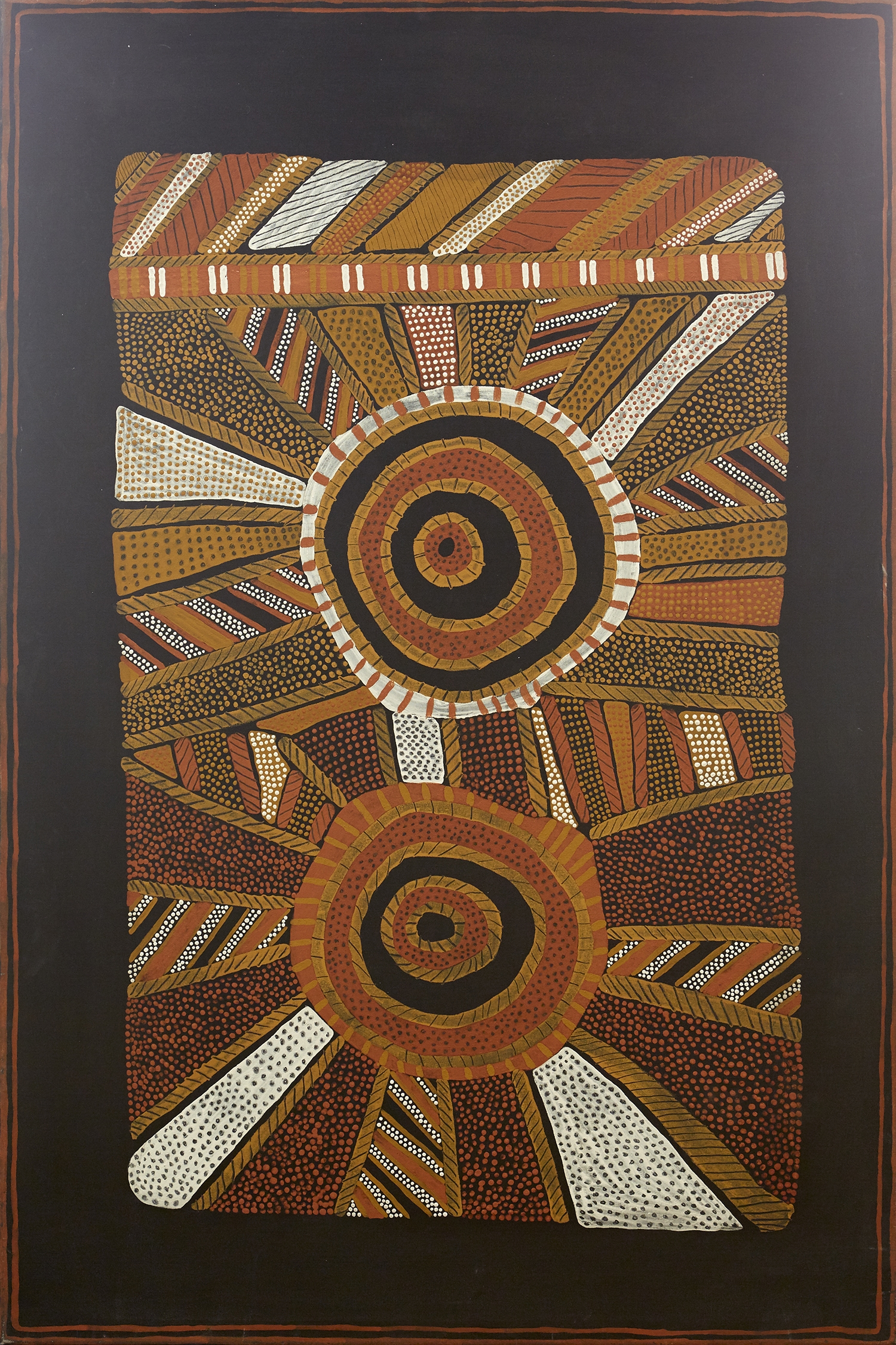 Artwork by Nina Puruntatameri, Untitled, Made of acrylic on linen