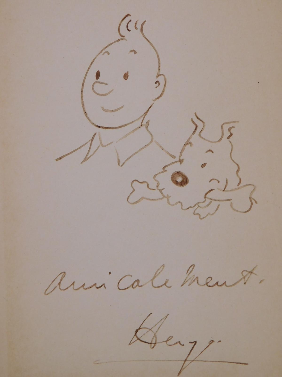 Tintin and Snowy by Hergé