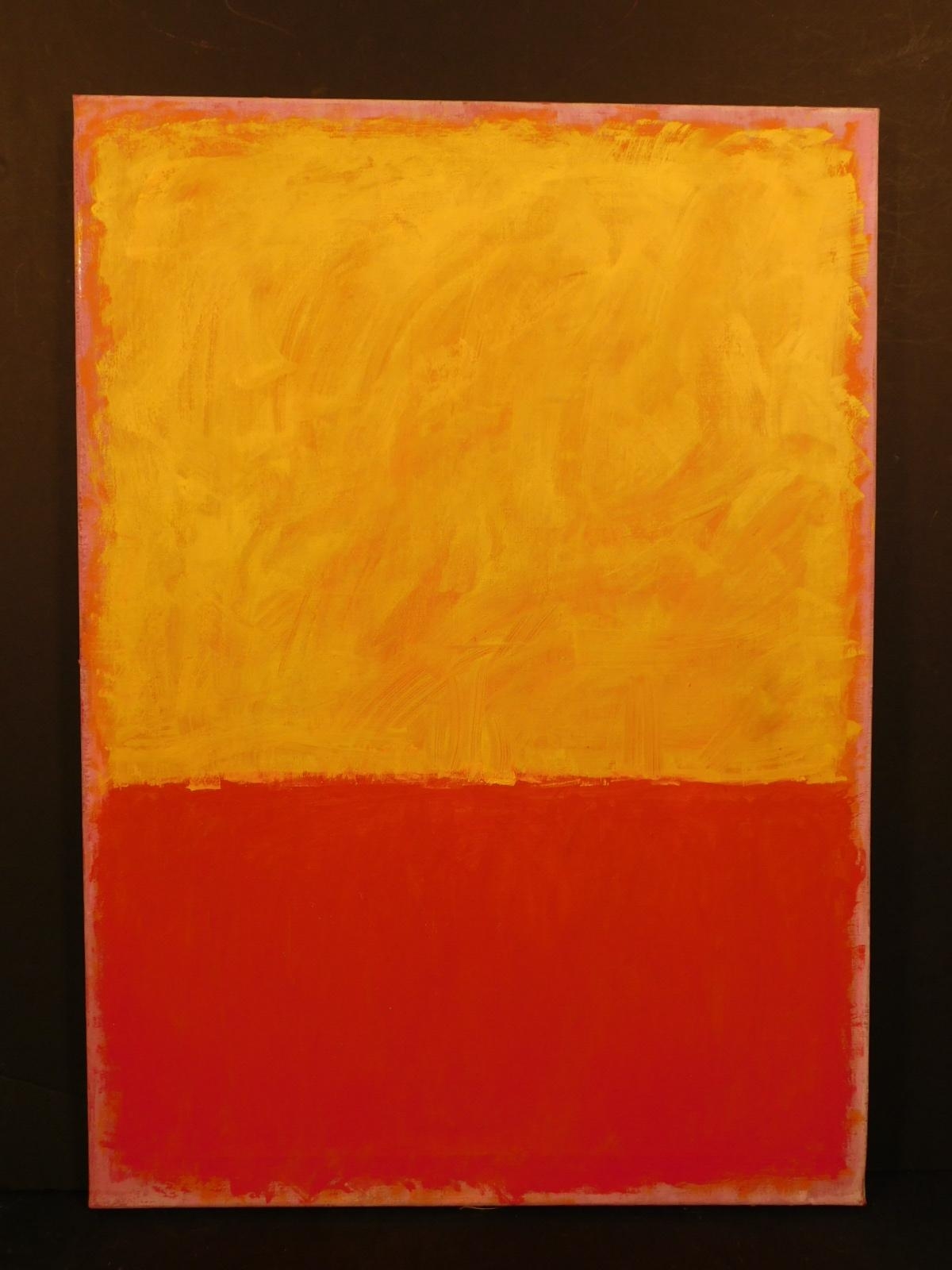 Color Field ( Red and Yellow) by Mark Rothko, 1968