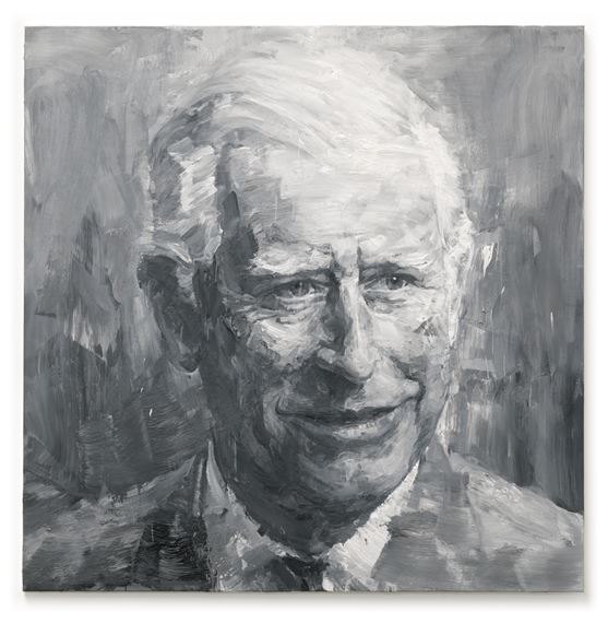 Portrait of the Prince of Wales by Yan Pei Ming, 2013