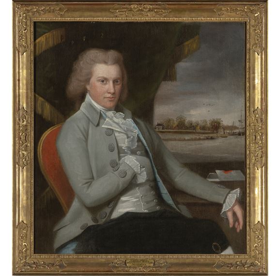 Portrait of General Gershom Burr of Bushwick (Brooklyn), New York by Ralph Earl, 1789