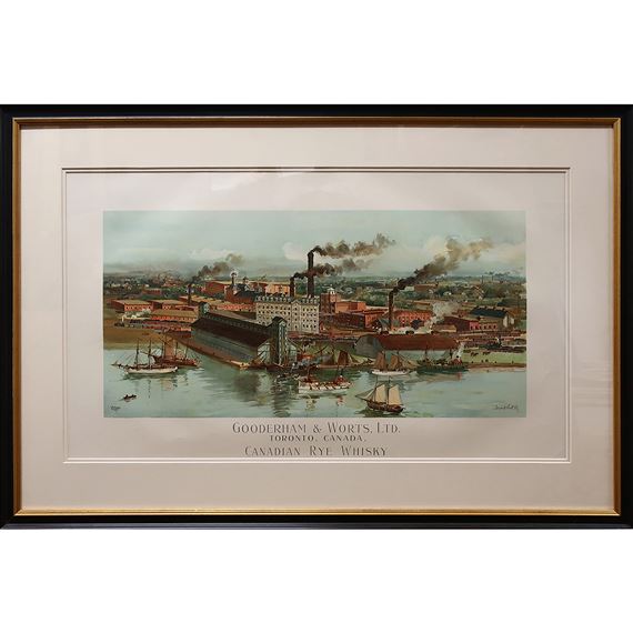 GOODERHAM & WORTS LTD., TORONTO. CANADA, CANADIAN RYE WHISKY by Arthur H. Hider
