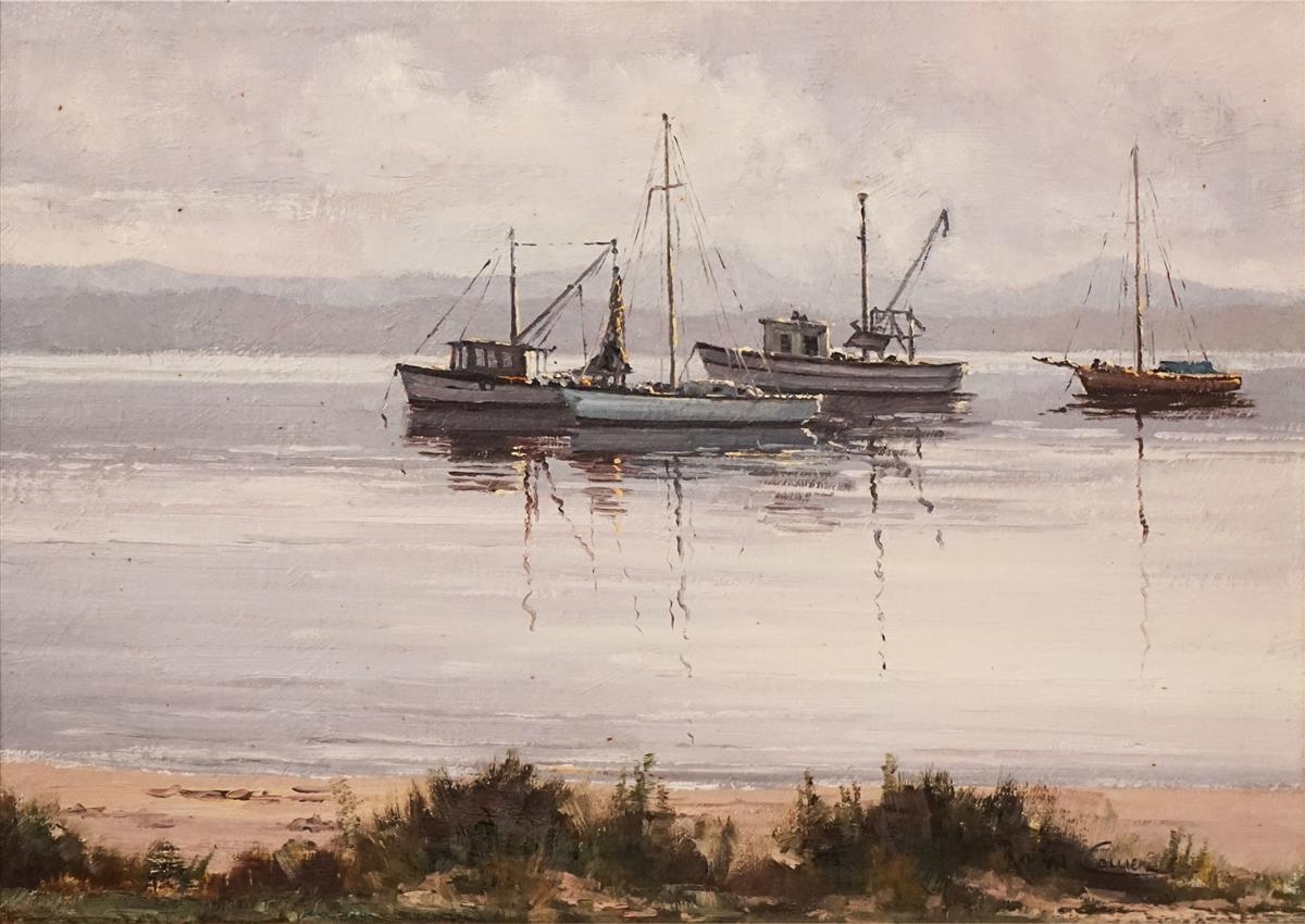 Robyn Collier | Trawlers at Anchor | MutualArt