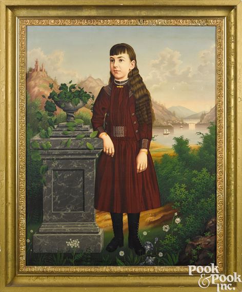 Portrait of the artist's granddaughter - John Rasmussen