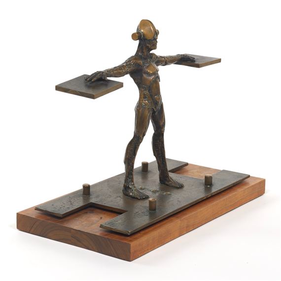 Man with mask by Theodore Gall