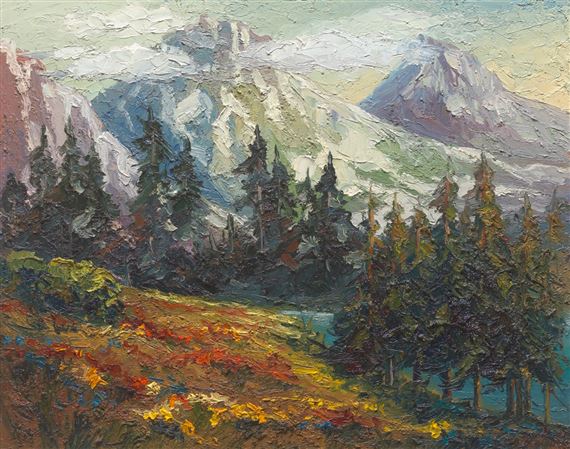 In the Mountains by Yuri Skorupsky, 2005