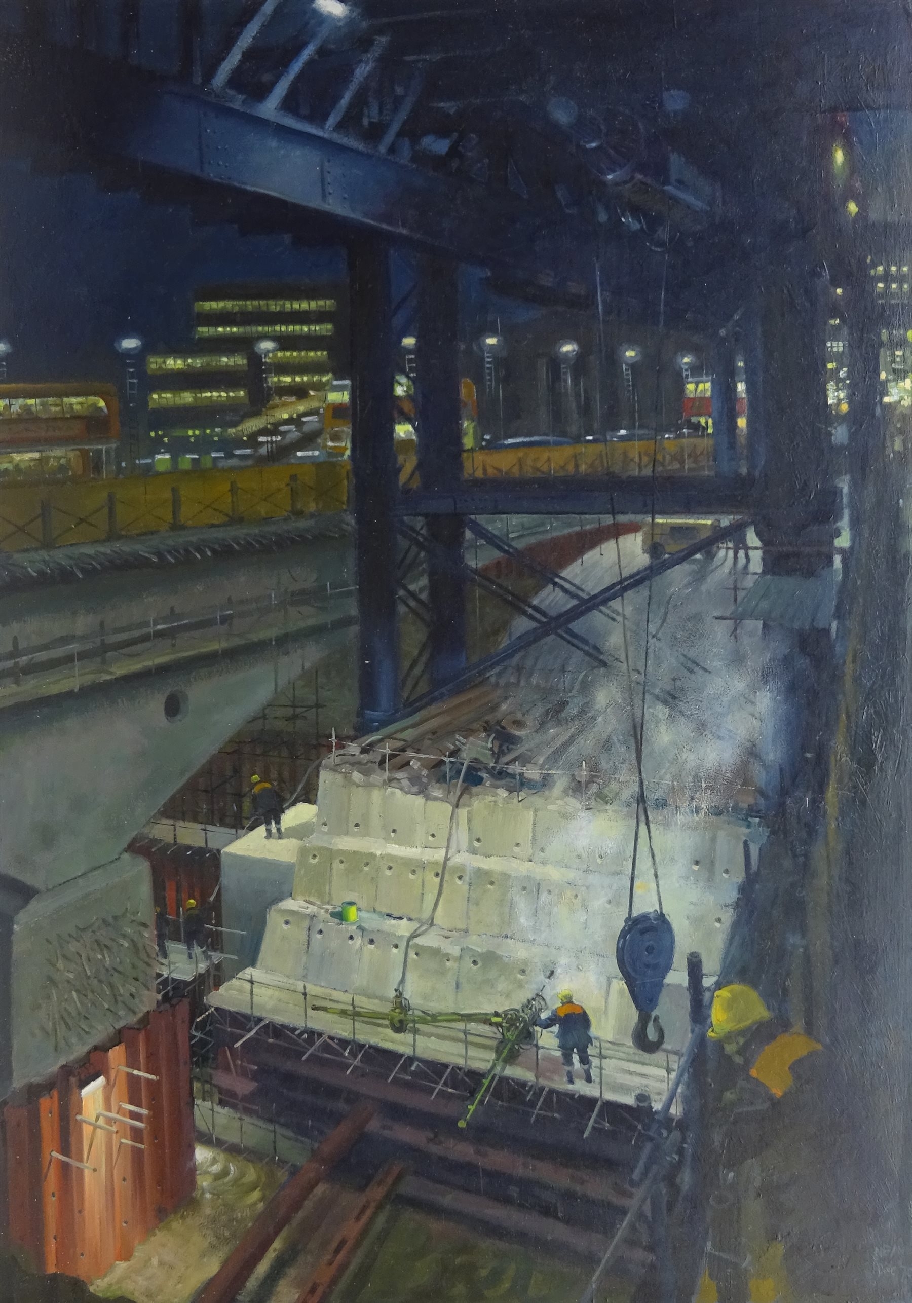 Henry J. Neave | 'London Bridge' Industrial Works (1970) | MutualArt