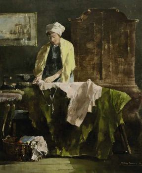 Die Wäschebüglerin by Peter Götz Pallmann, 1946