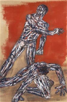 Fallen Fighter - Leon Golub
