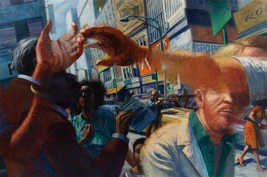 The Moment I Saw the Man with a Rifle by Robert Birmelin, 1986