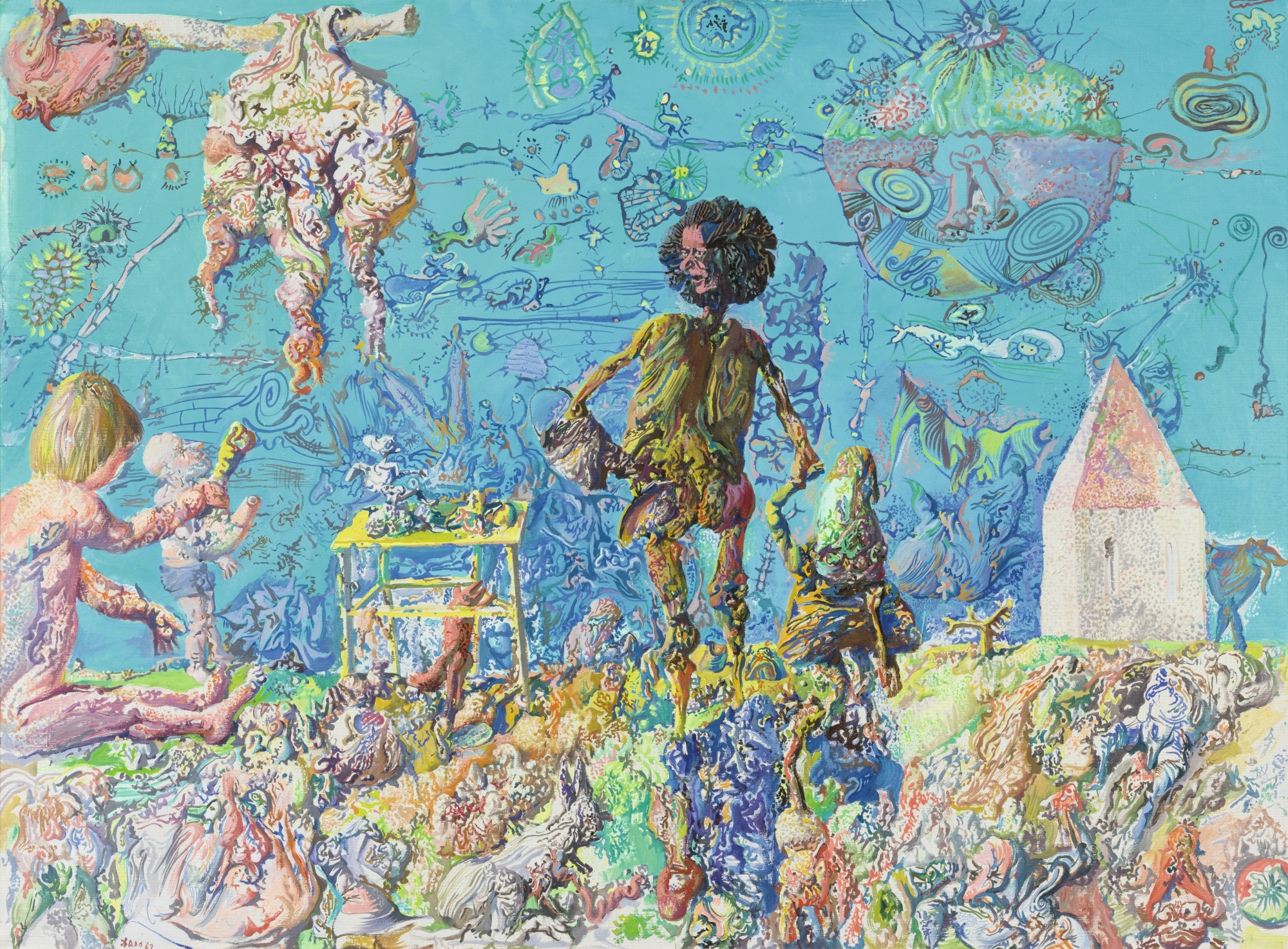 Artwork by Miodrag Djuric Dado, UNTITLED, Made of oil on canvas