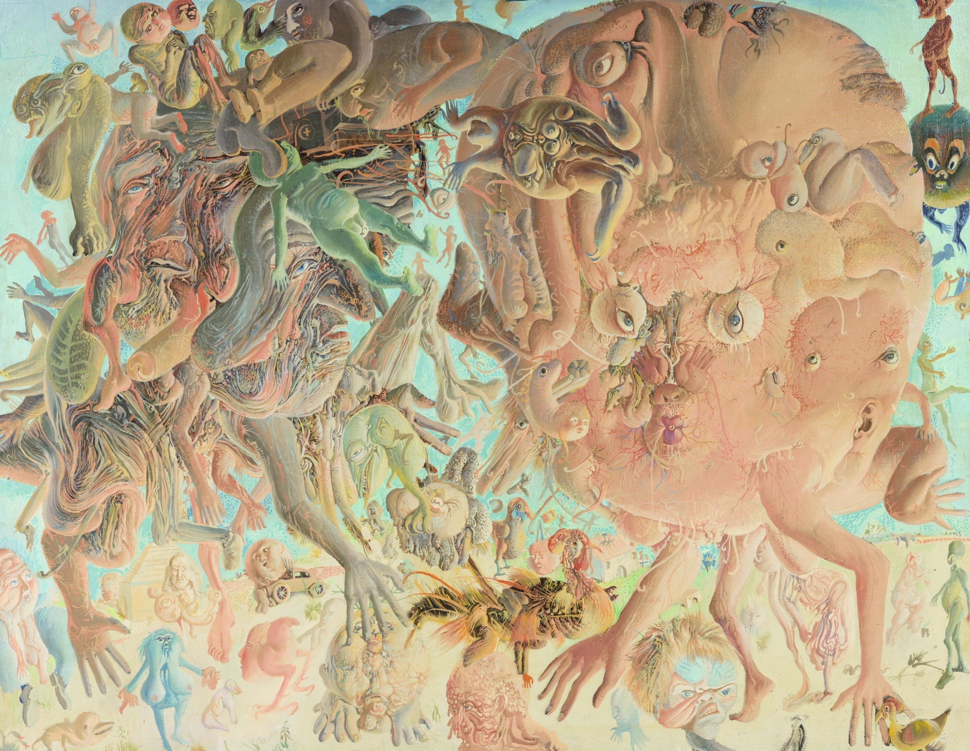 Artwork by Miodrag Djuric Dado, UNTITLED, Made of oil on canvas