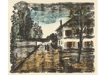 La Route a Valmondois by Maurice de Vlaminck, 1923