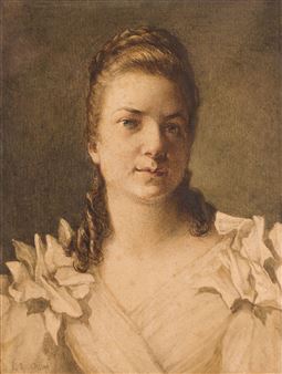 Portrait of Woman - Alojzy Reichan
