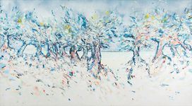 "Tree Painting No. 3" by Christian Peltenburg-Brechneff, 1983/1984