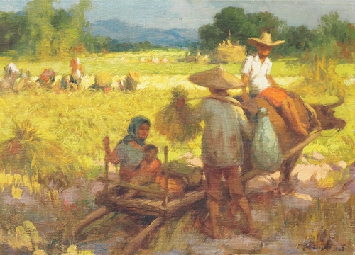 Fernando Amorsolo | Harvest (1940) | MutualArt
