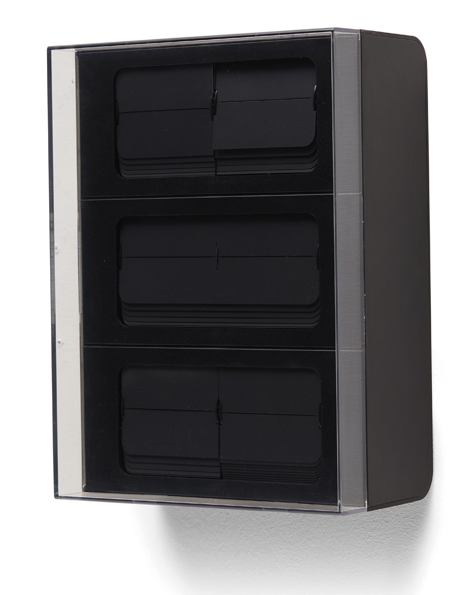 Artwork by Kris Martin, Mandi II, Made of Solari flap-clock with unlabeled flaps