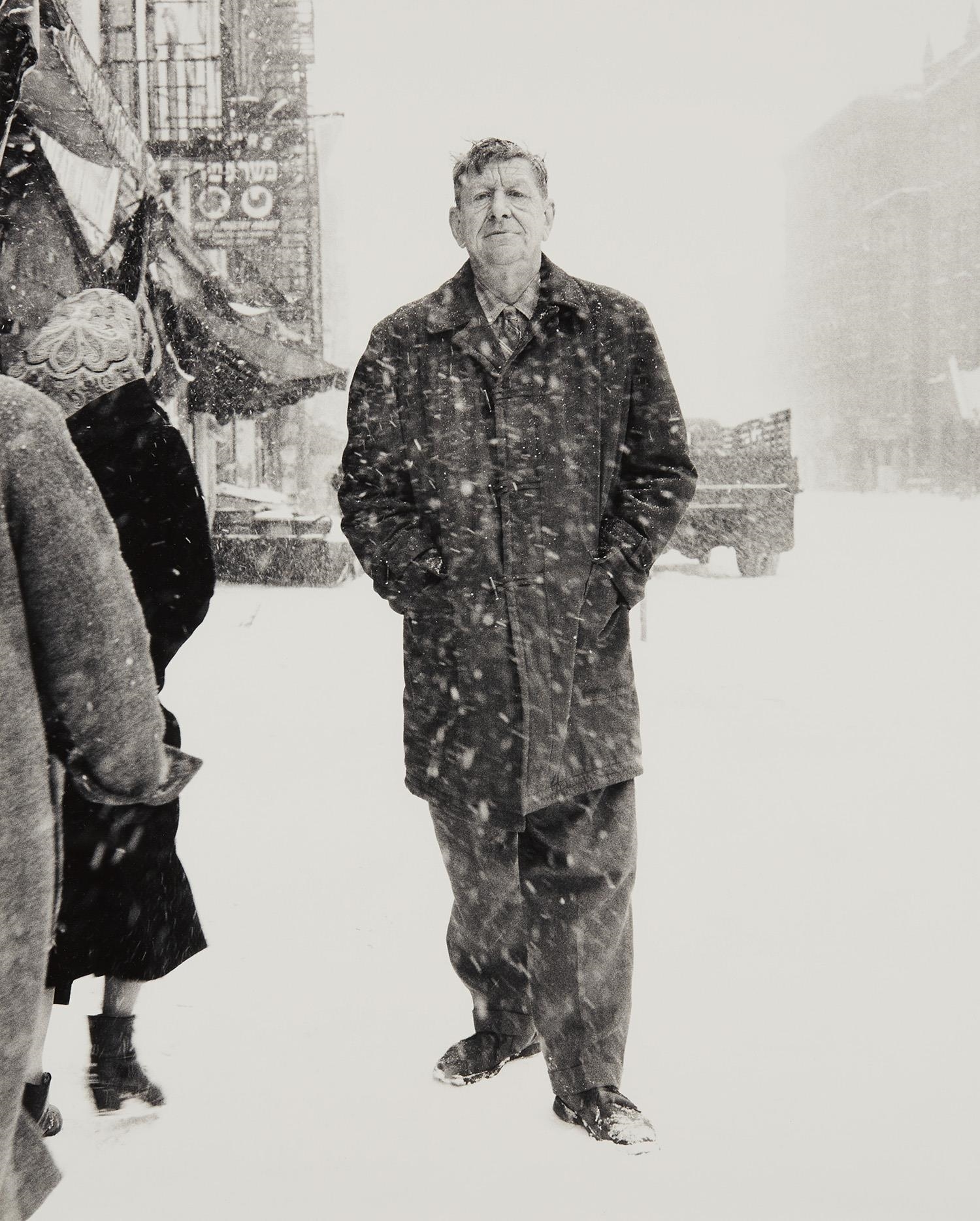 W. H. Auden, poet, St. Marks Place, New York City, March 3, 1960