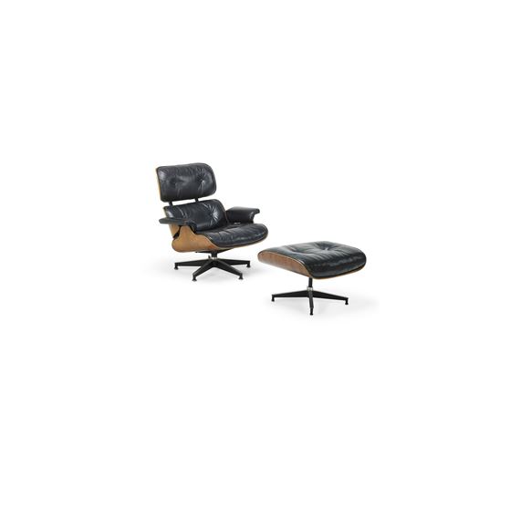 Lounge Chair and Ottoman by Charles & Ray Eames, Herman Miller, 1960's