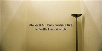Was euch am Leben hält, ist, was bei uns zu Asche zerfällt - KOW, Berlin (Brunnenstrasse)