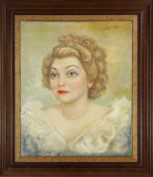 Portrait of a Lady by Lucien Réne Mignon