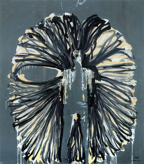 Body Drawing 76-2 by Lee Kun-Yong, 2008