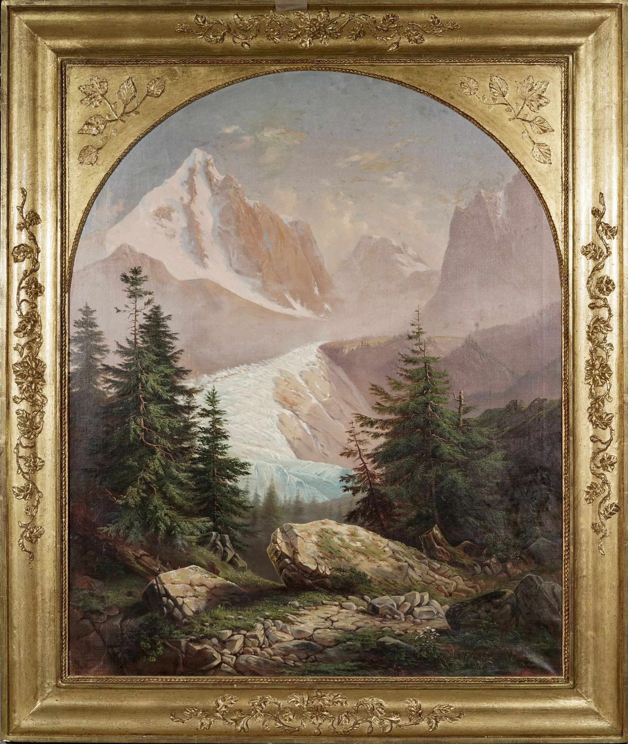 François Diday | Glacier en montagne | MutualArt