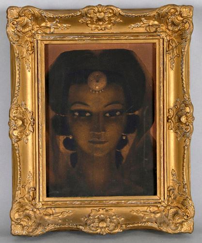 Porträt einer Orientalin by Bernhard‏ Cullmann