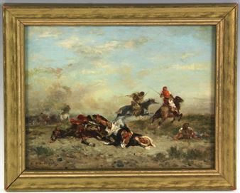 Battle on Horseback - George Washington