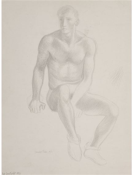 Bob Courtright by Bernard Perlin, 1953