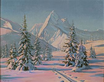 Snow scene - R. Gerarde