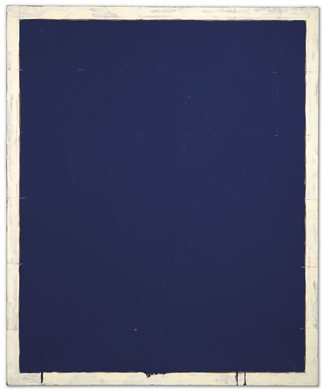 Monocromo Blu (Monochrome Blue) by Mario Schifano, 1960