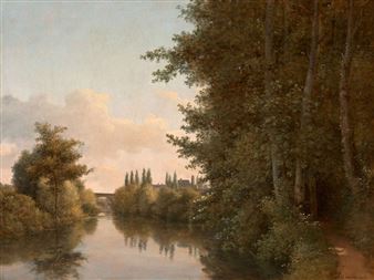 Vue de la ville de Mortagne - Pierre Alexandre Pau de Saint-Martin