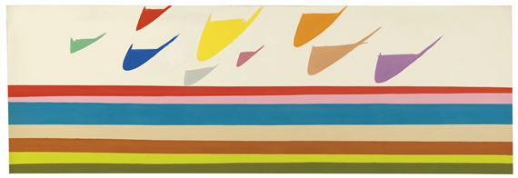 Attack by Jack Bush, 1969