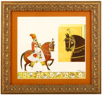 Maharaja Ram Singh On Horseback - Ashkal