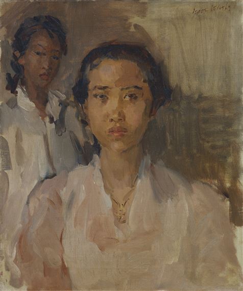 TWO JAVANESE LADIES by Isaac Israëls