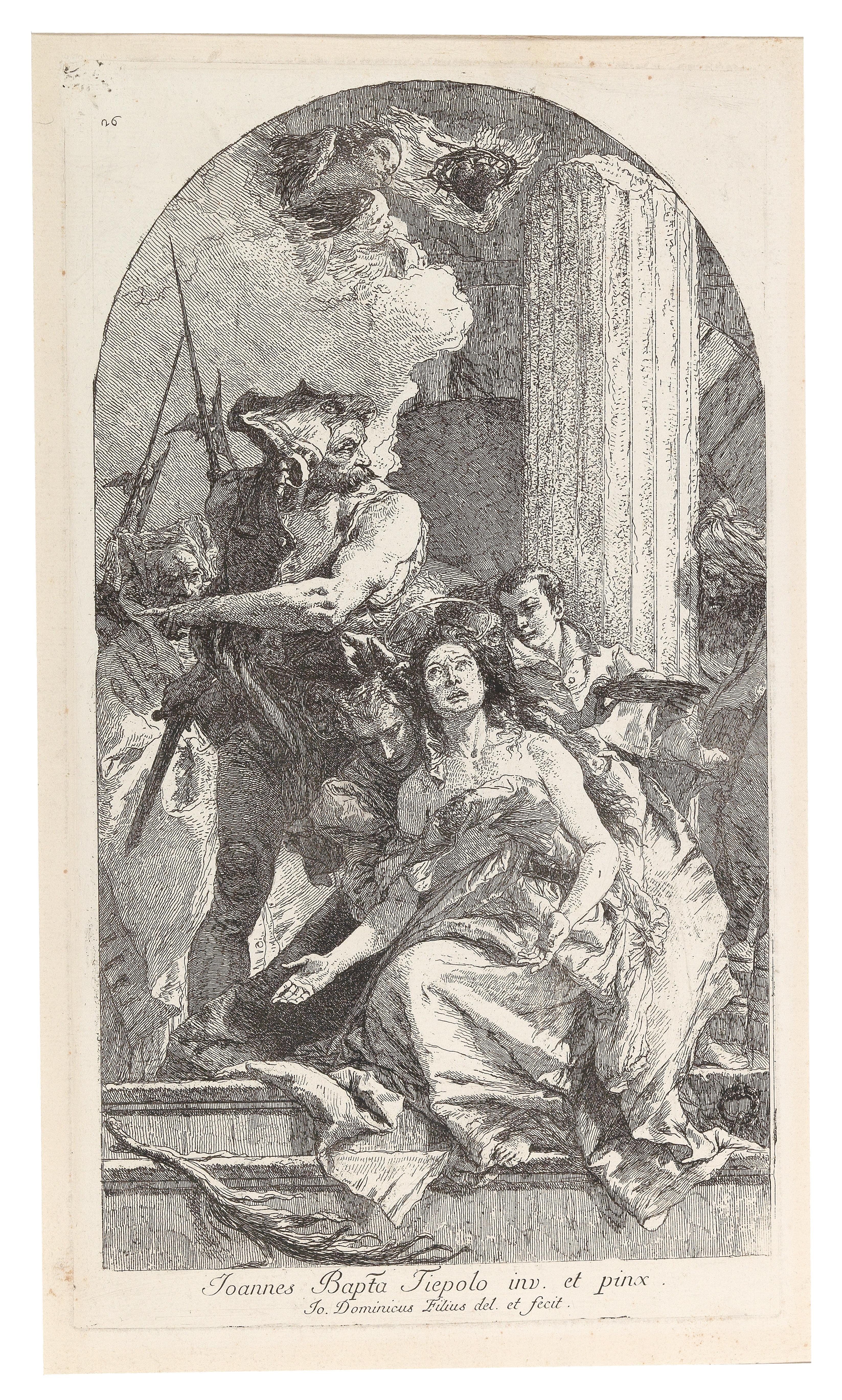 The Martyrdom of Saint Agatha by Giovanni Domenico Tiepolo