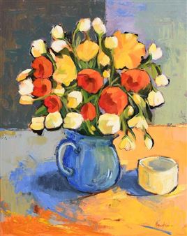Still Life - Vase of Flowers - Maria Luisa Menghini