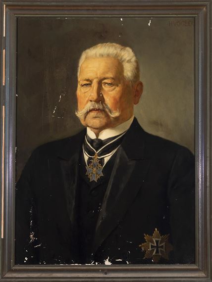 Portrait of Bismarck - H. Volkner