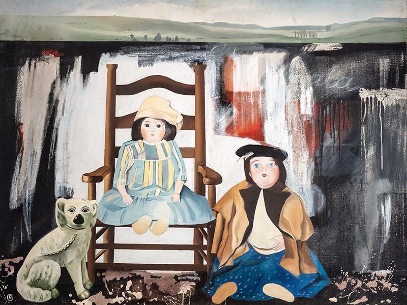 Artwork by Renata Godlewska, Lalki, Made of Oil on canvas