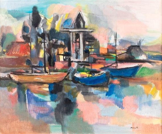 Paysage de Hollande by Jean Marzelle