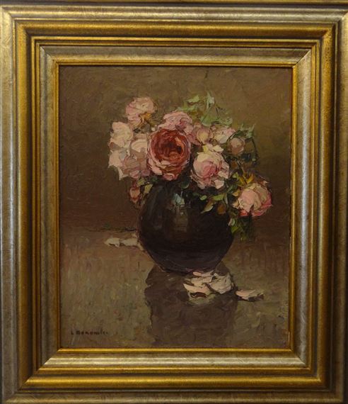 Vase et fleurs by Louis Bonamici