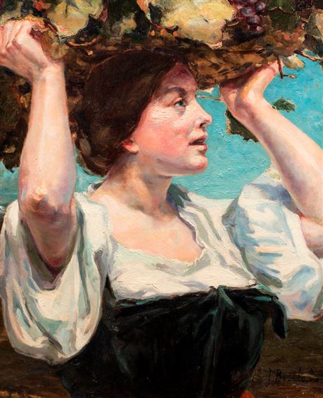 Femme dans la vigne by Jean Bouchaud