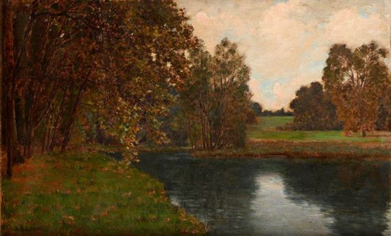 Le parc de Mortefontaine by Joseph Félix Bouchor