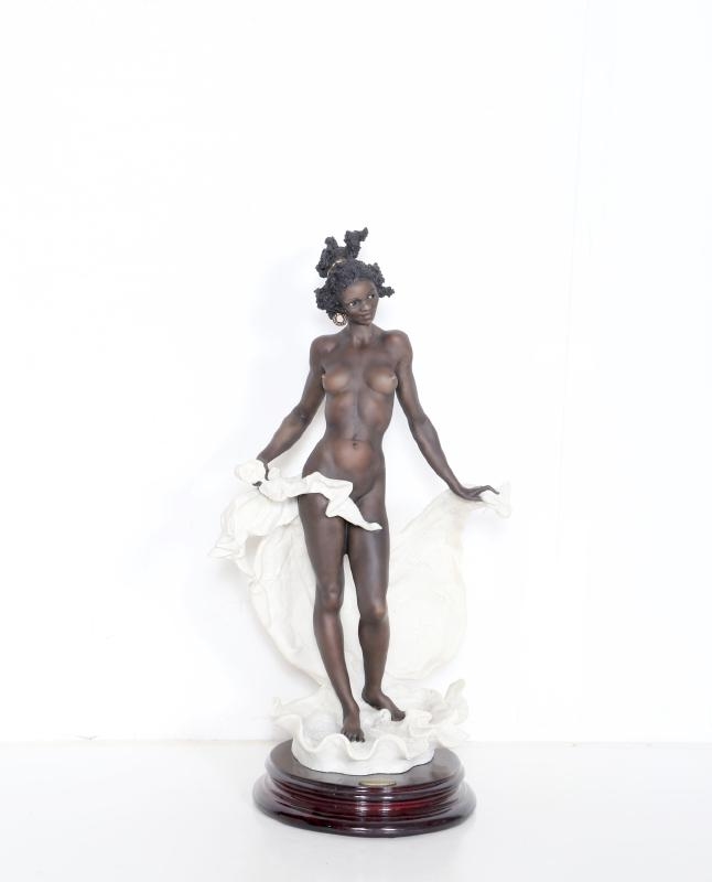 Artwork by Giuseppe Armani, Ebony from the Florence Collection, Made of Cast Sculpture